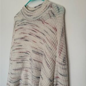 SoSoft Knit Sweater XL – Cream with Multicolor Speckle